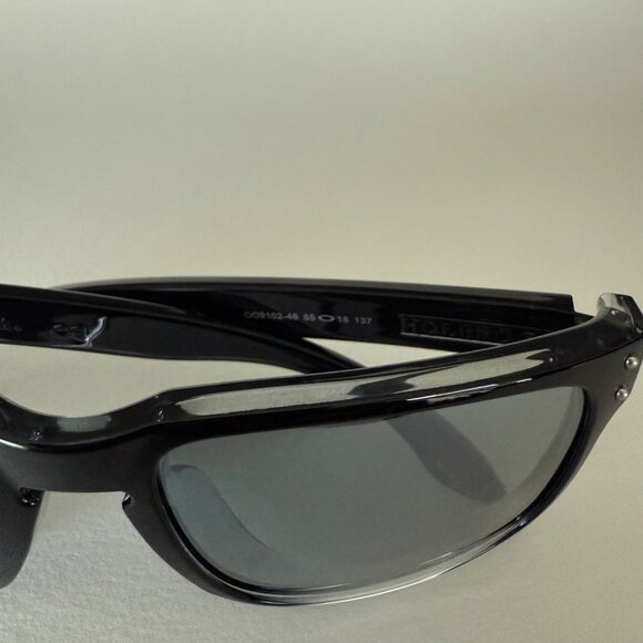NEW Oakley Holbrook Prizm Polarized Dark Ink Fade 9102 Silver Reflective Lens - Picture 8 of 12